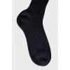 Мужские темно-синие носки 