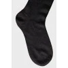 Чоловічі темно-сірі шкарпетки