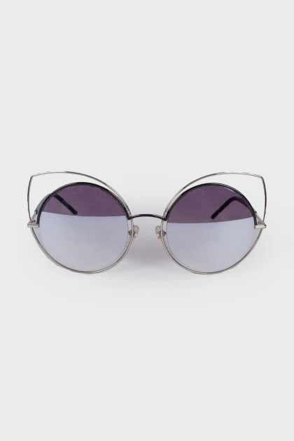 Солнцезащитные очки с оправой кошачий глаз 