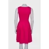 Плісирована сукня яскраво-рожевого кольору