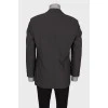 Мужской серый классический пиджак