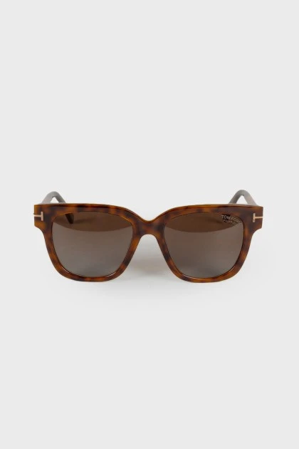 Двуцветные солнцезащитные очки browline