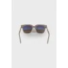 Двуцветные солнцезащитные очки browline
