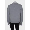 Кашеміровий светр сірого кольору
