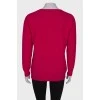 Рожевий светр із вовни та кашеміру