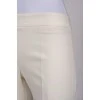 Білі штани з шовку