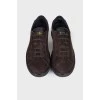 Мужские темно-коричневые кроссовки