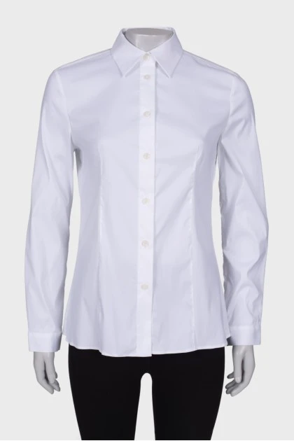 Белая классическая рубашка, с биркой