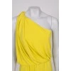 Жовта сукня максі з драпіруванням