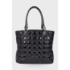 Лаковая сумка Lady Dior