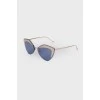Солнцезащитные очки с синими линзами 