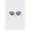 Солнцезащитные очки с синими линзами 