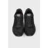 Черные комбинированные кроссовки