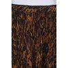 Плиссированная юбка с леопардовым принтом