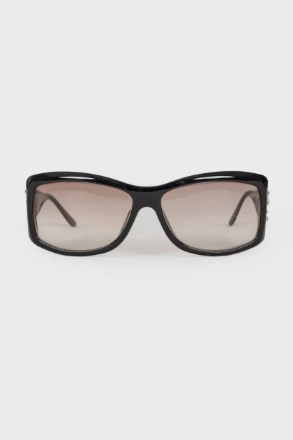 Черные солнцезащитные очки с диоптриями 