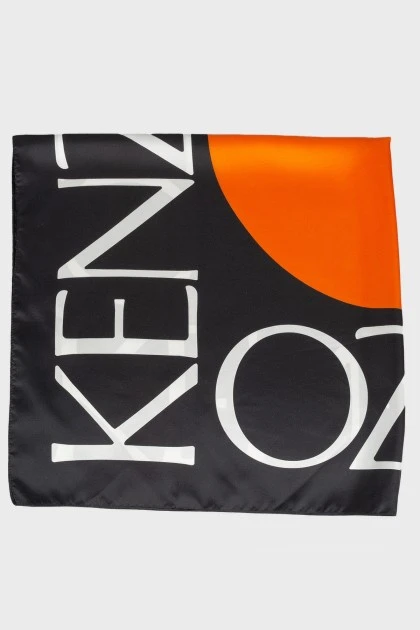 Шелковый платок с логотипом бреда 