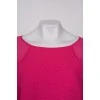 Рожева блуза вільного крою