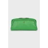 Зелена сумка клатч