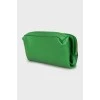 Зелена сумка клатч