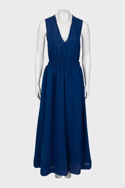 Темно-синее платье с биркой