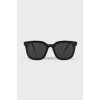 Черные солнцезащитные очки с удлиненными дужками 