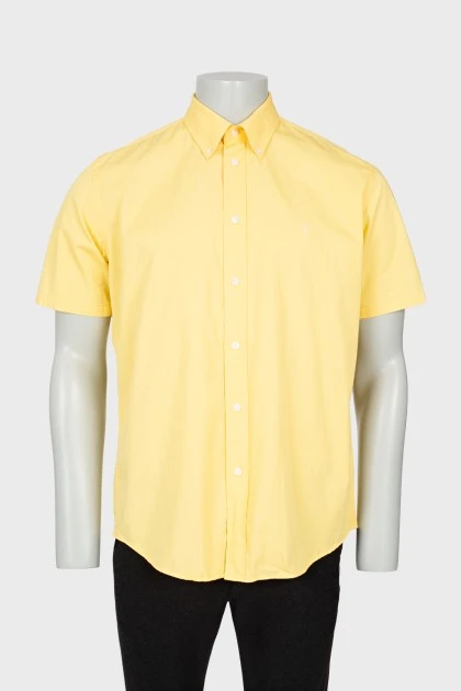 Чоловіча сорочка жовтого кольору