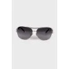 Солнцезащитные очки-авиаторы со стразами 