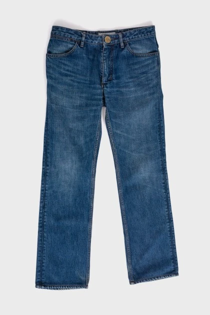 Чоловічі джинси синього кольору