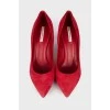 Червоні туфлі-човники