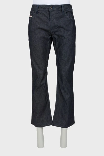 Чоловічі джинси темно-синього кольору