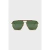 Зеленые солнцезащитные очки гранд 