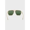 Зеленые солнцезащитные очки гранд 