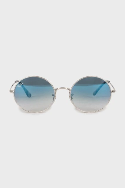 Солнцезащитные очки с принтом на дужках