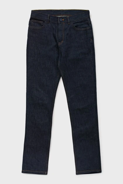 Чоловічі джинси з контрастними швами