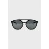 Черные солнцезащитные очки browline