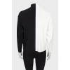 Чорно-білий светр із биркою