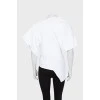 Біла блуза асиметричного крою