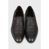 Чоловічі темно-коричневі туфлі