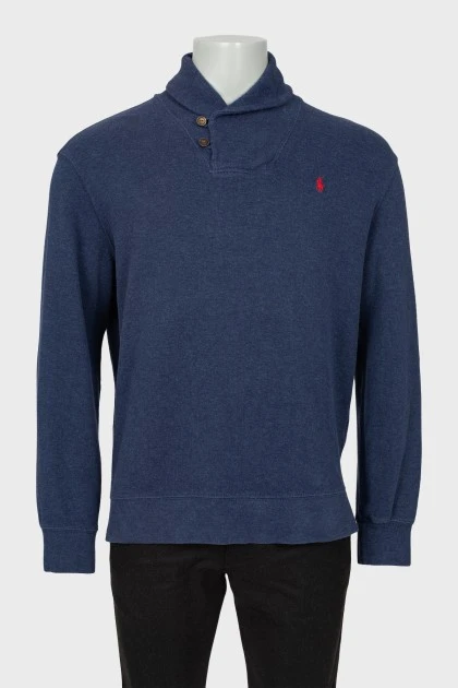 Чоловічий светр синього кольору