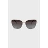 Золотисто-черные солнцезащитные очки 