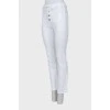 Білі джинси з кишенями