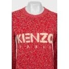В'язаний светр із логотипом бренду