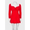 Червона сукня міні з биркою