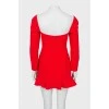 Червона сукня міні з биркою