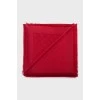 Красный платок с фирменным принтом