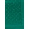 Зеленый шарф из шерсти и шелка