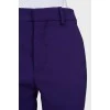 Завужені штани фіолетового кольору