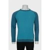 Мужской свитер голубого цвета