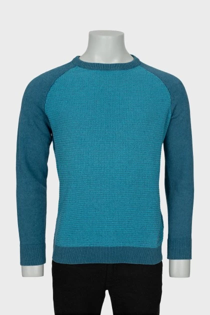 Чоловічий светр блакитного кольору