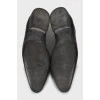 Чоловічі шкіряні туфлі чорного кольору